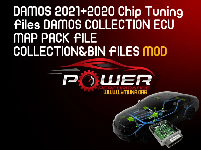 DAMOS DAMOS 2021 2020 Chip Tuning Files DAMOS COLLECTION ECU MAP PACK 